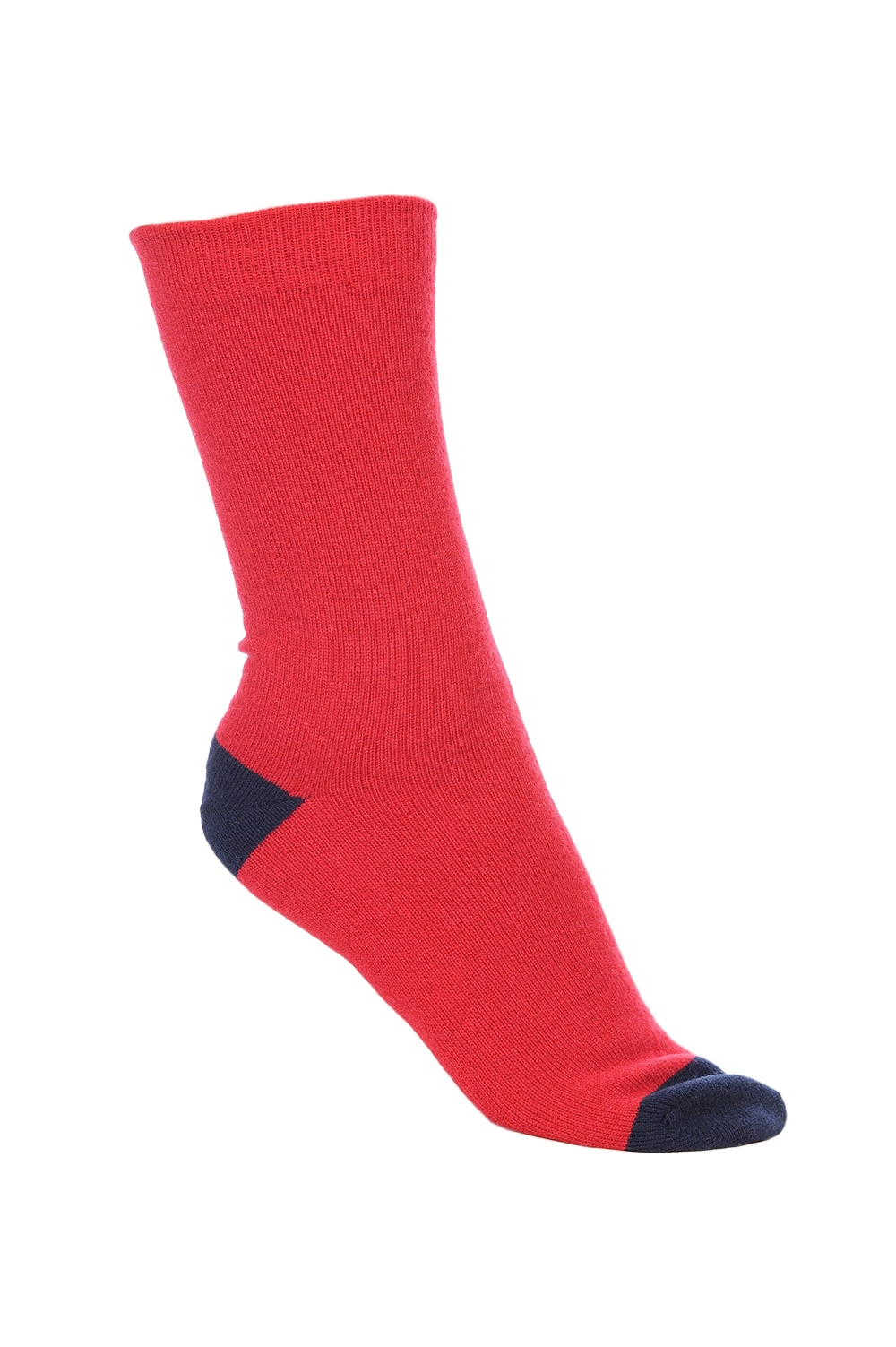 Cashmere & Elastaan accessoires sokken frontibus bruin rood donker marine 35 38